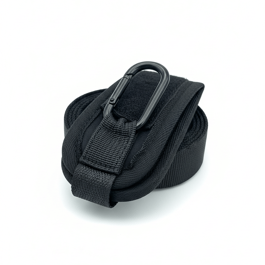 black restraints with buckle for bumpy cuddles cover with loops