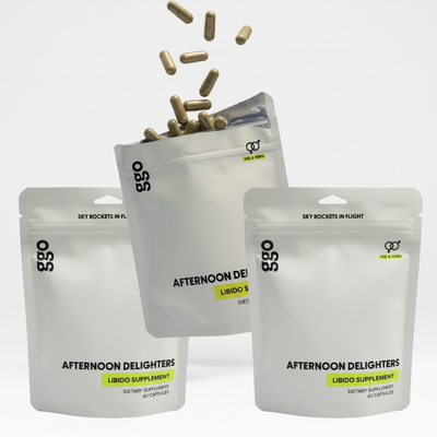 3 packs of Afternoon Delighters Libido Supplement