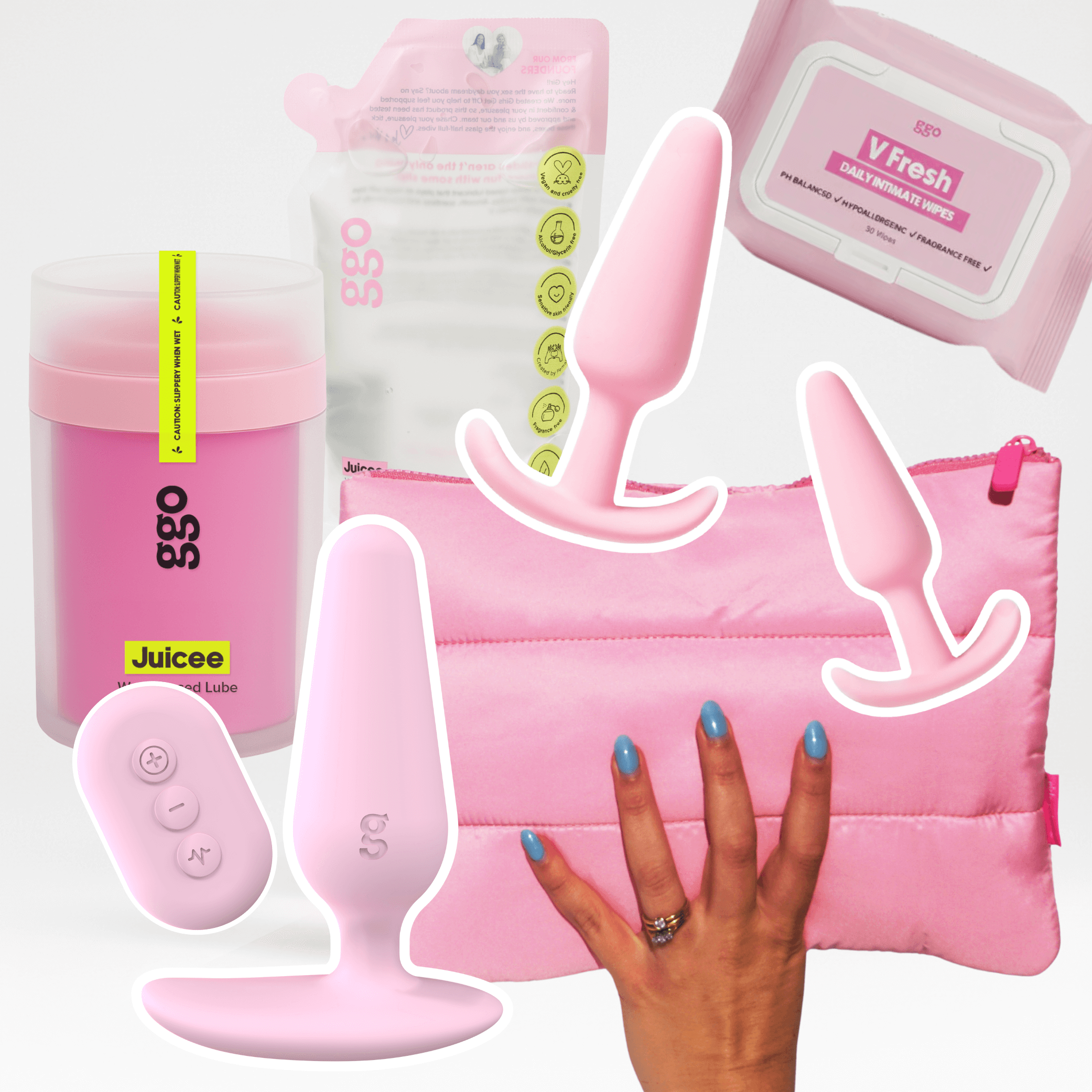 Butt Plug Set | Beginner Booty Play Bundle | Girls Get Off Butt Plug Set | Beginner Booty Play Bundle | Girls Get Off