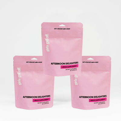 3 packs of Girls Get Off Afternoon Delighters Libido Supplement