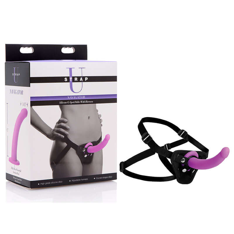 Strap-U Navigator Silicone G-Spot Strap-On