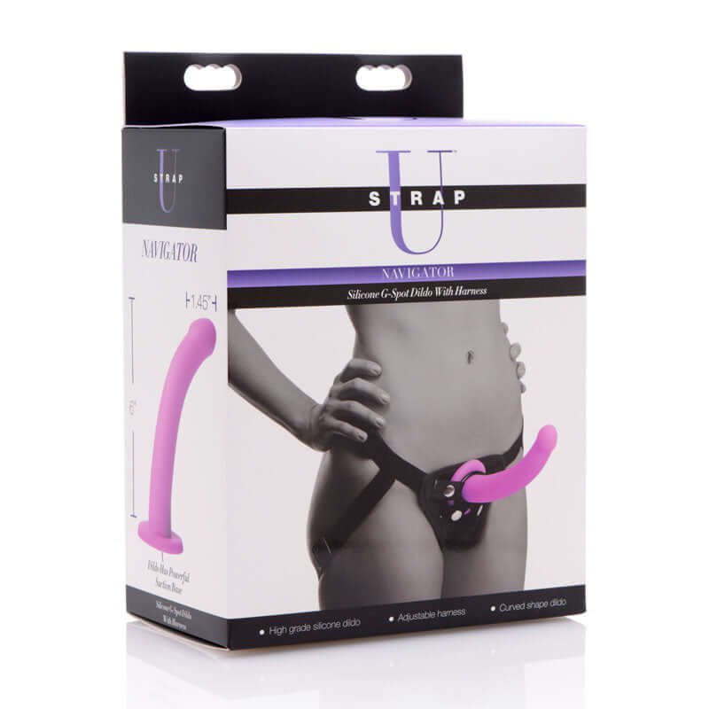 Strap-U Navigator Silicone G-Spot Strap-On
