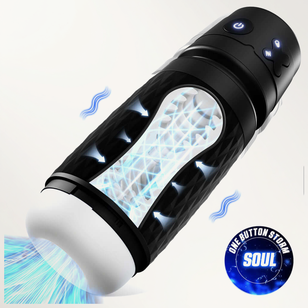 CyberSkin The Warrior Sucking & Vibrating Masturbator