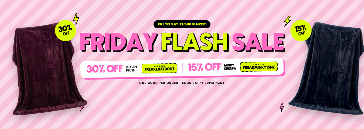 Flash Friday Sale NZ Website banner