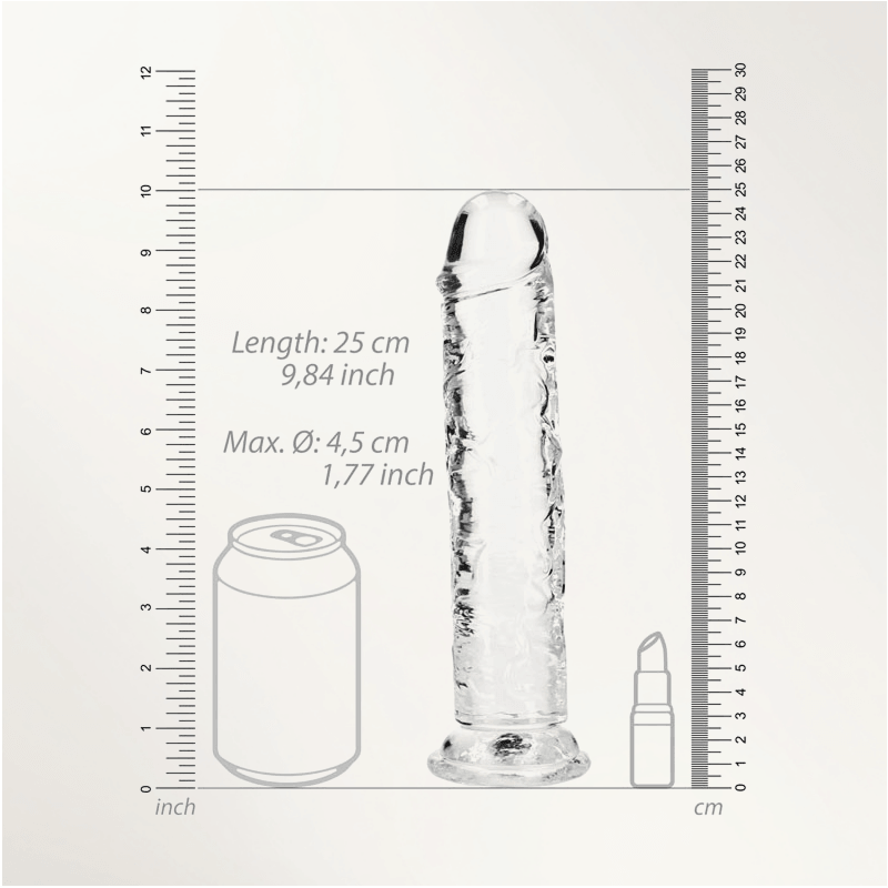 REALROCK 25cm Straight Dildo