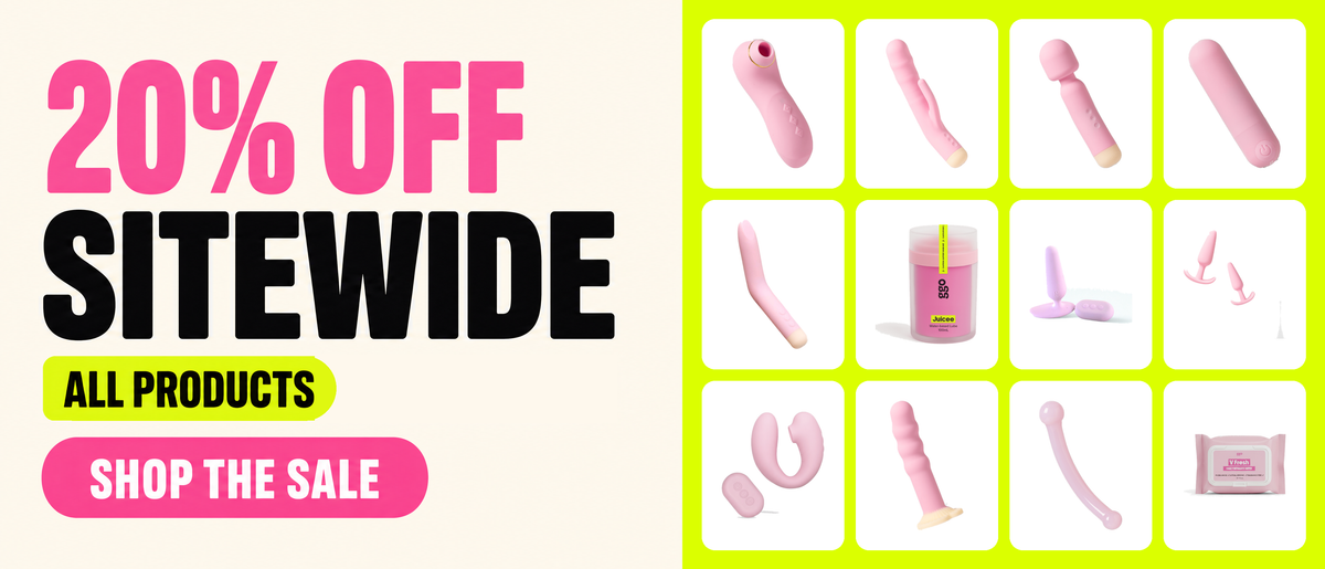 20% Off Sitewide Sale website banner