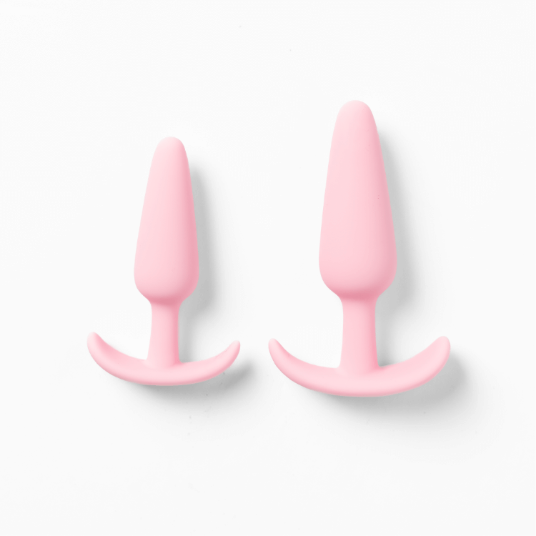 Beginner Butt Plug Set | Peaches Petite Silicone Duo | Girls Get Off Beginner Butt Plug Set | Peaches Petite Silicone Duo | Girls Get Off