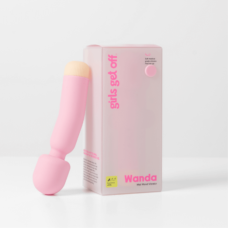 Wand Vibrator | Wanda Pink USB-Rechargeable Massager | Girls Get Off Wand Vibrator | Wanda Pink USB-Rechargeable Massager | Girls Get Off