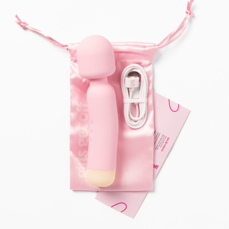 Wand Vibrator | Wanda Pink USB-Rechargeable Massager | Girls Get Off Wand Vibrator | Wanda Pink USB-Rechargeable Massager | Girls Get Off