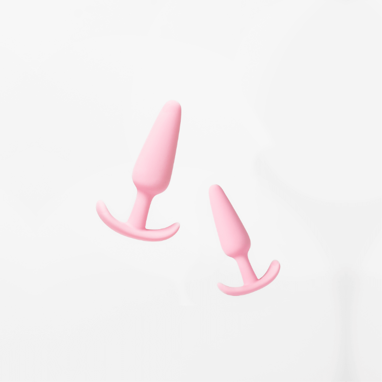 Beginner Butt Plug Set | Peaches Petite Silicone Duo | Girls Get Off Beginner Butt Plug Set | Peaches Petite Silicone Duo | Girls Get Off