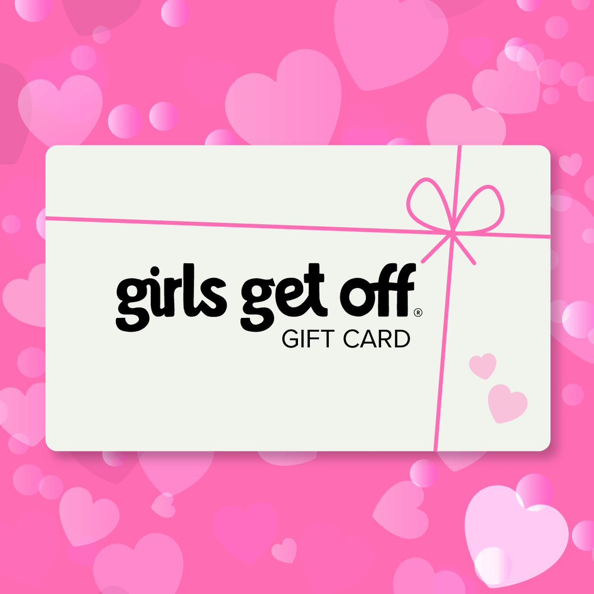 Sex Toy Gift Card | GGO Digital E-Vouchers | Girls Get Off