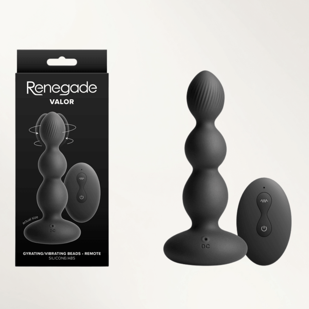 Renegade Valor Vibrating Anal Beads with Remote