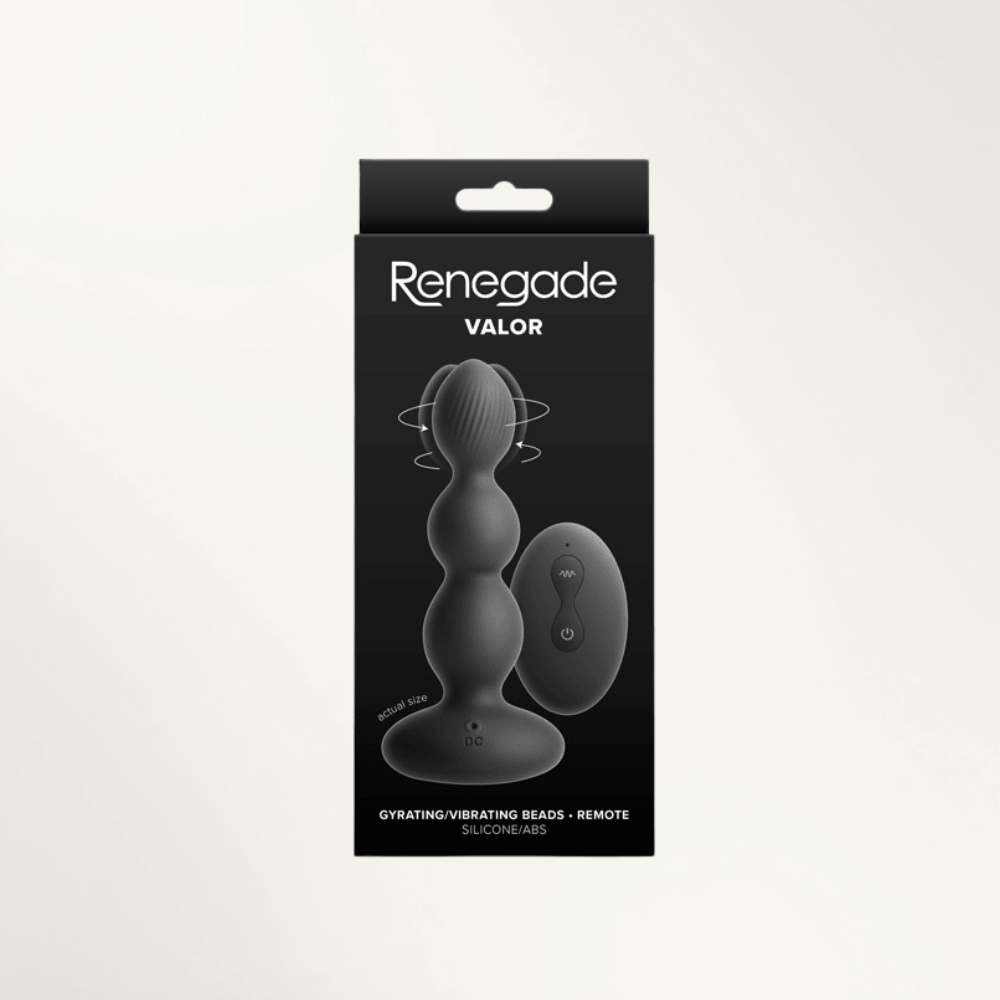 Renegade Valor Vibrating Anal Beads with Remote