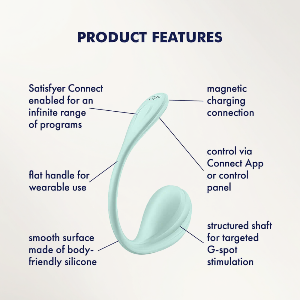 Satisfyer Smooth Petal App-Controlled Wearable Vibrator
