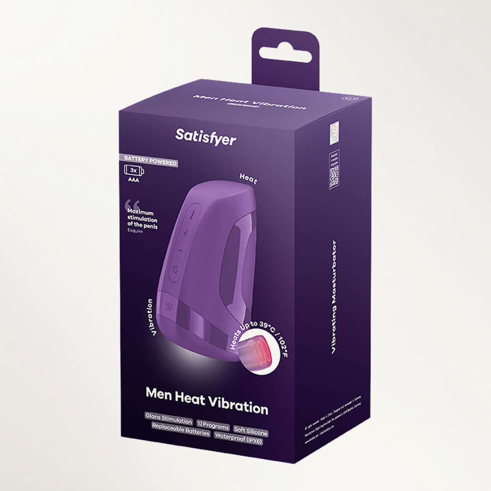 Satisfyer Men Heat Vibration Heating & Vibrating Masturbator