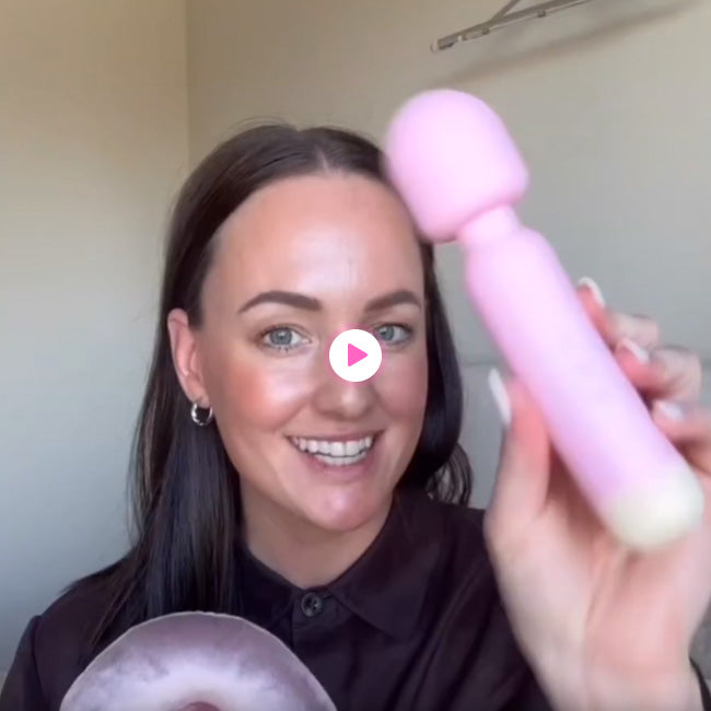 Wand Vibrator | Wanda Pink USB-Rechargeable Massager | Girls Get Off Wand Vibrator | Wanda Pink USB-Rechargeable Massager | Girls Get Off